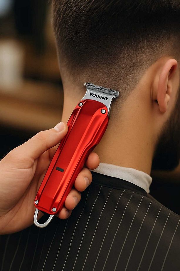 0085b – Lazer Öncesi Sıfıra En Yakın Kesim | 0,1 mm Çelik Bıçak | USB‑C Şarj | Ense‑Sakal‑Vücut - 7