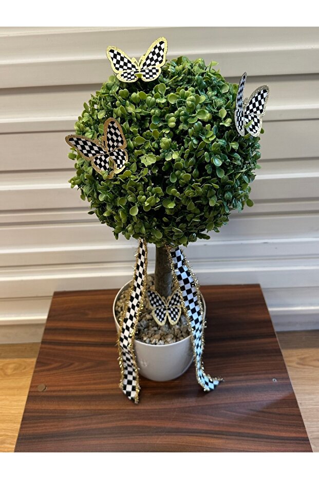 Şimşir Ağacı Kapı Dekoru 50 Cm - 3