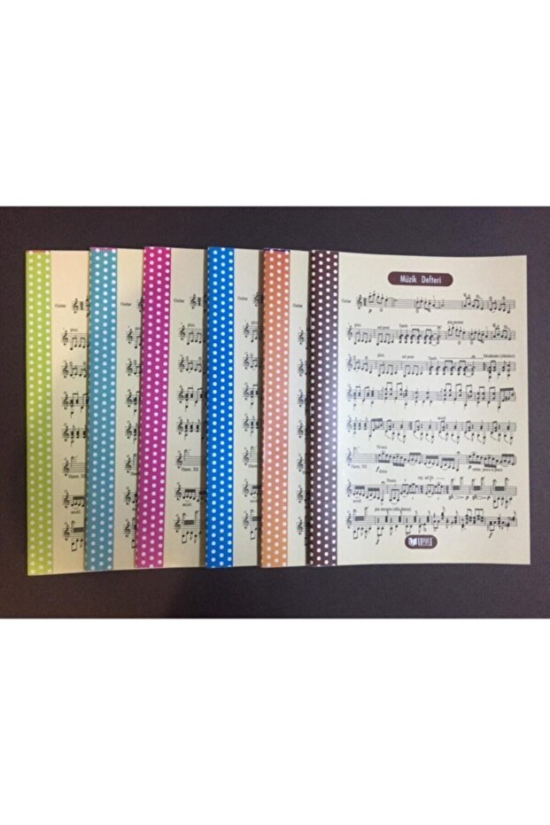 Music Notebook 40 Sheets A-4 Cardboard Cover - 1 Piece Set