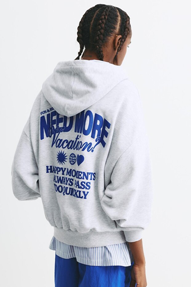 Kapüşonlu Vacation sweatshirt - 3
