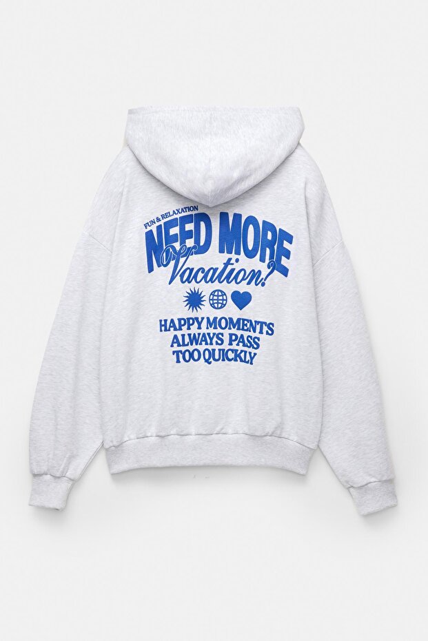 Kapüşonlu Vacation sweatshirt - 6
