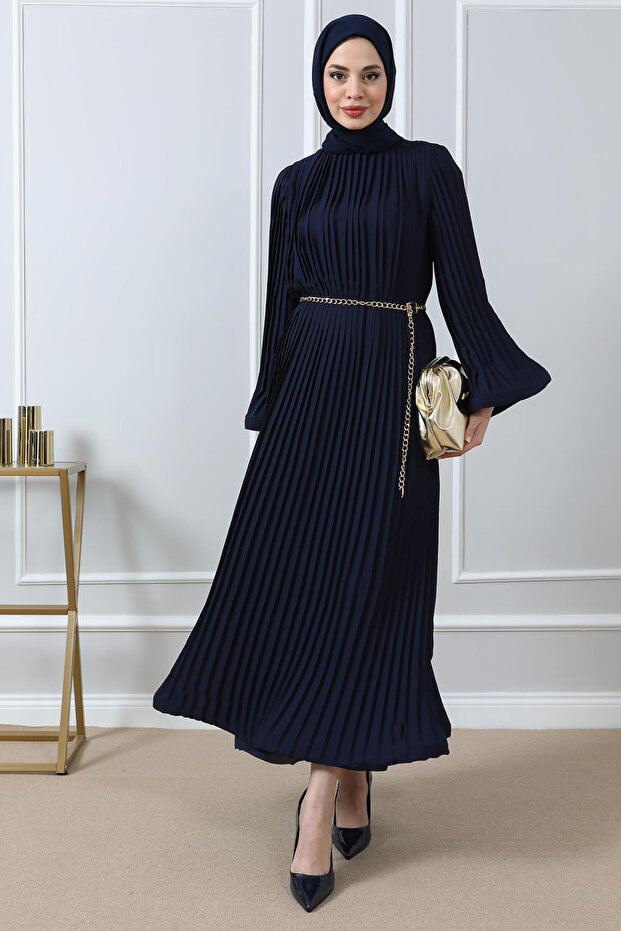 Şifon Piliseli Abiye - 3