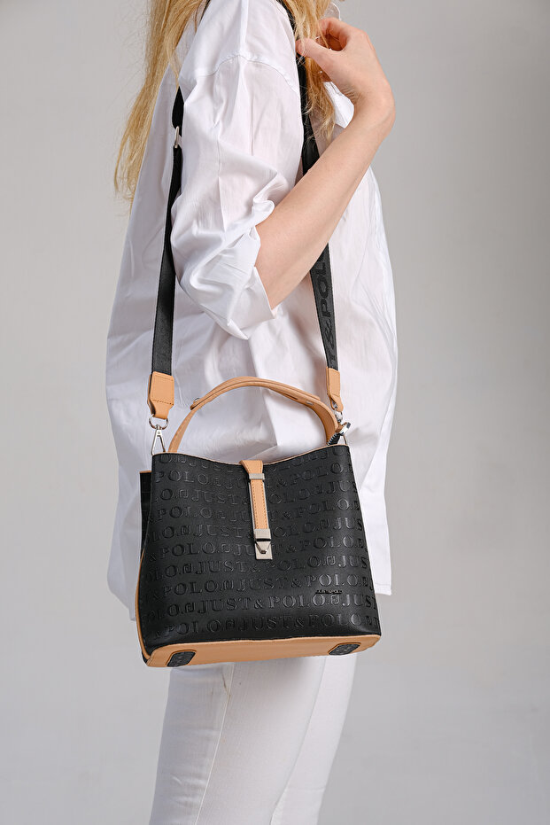 Original Just Polo Medium and Large Size Wide Strap Women's Shoulder Bags Suitable for Daily Use