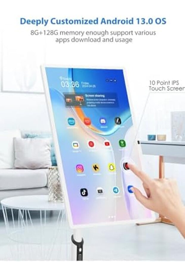 Smart Screen 24-inch Display with Android | 10-Point Multi-Touch & Long Battery Life - 6