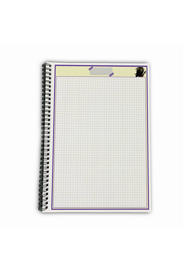 Genshin Impact Beidou Checkered A4 School Notebook 72 Sheets Model 1 - 5