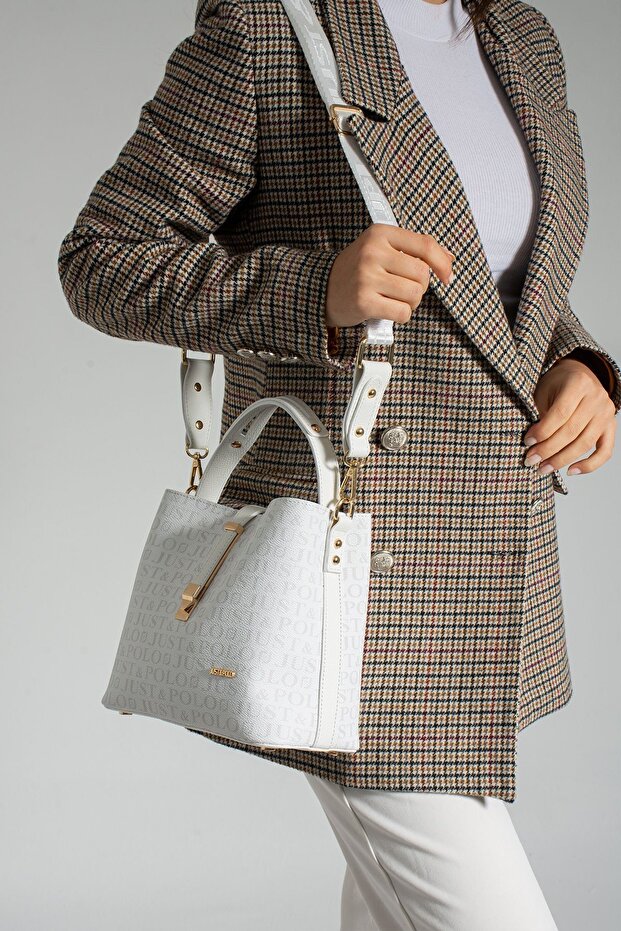 Original Just Polo Medium and Large Size Wide Strap Women's Shoulder Bags Suitable for Daily Use