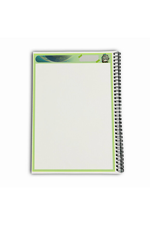 Genshin Impact Alhaitham Unlined A4 School Notebook 72 Sheets Model 3 - 6