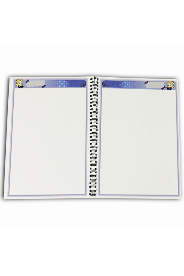 Genshin Impact Albedo Unlined A4 School Notebook 72 Sheets Model 3 - 4
