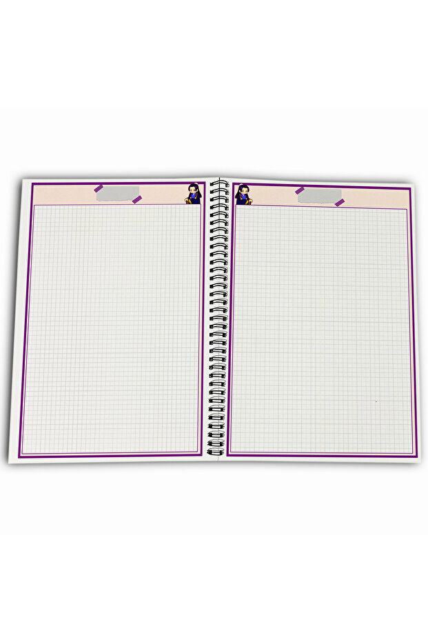 The Apothecary Diaries Jinshi Checkered A4 School Notebook 72 Sheets Model 3 - 4