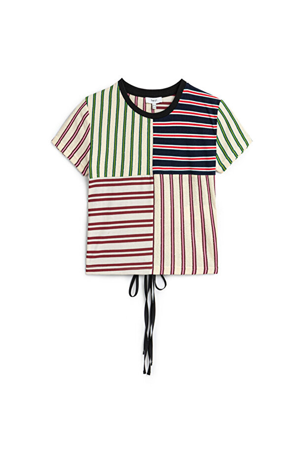 KUMAŞ MIX COLORBLOCK TİŞÖRT - 3