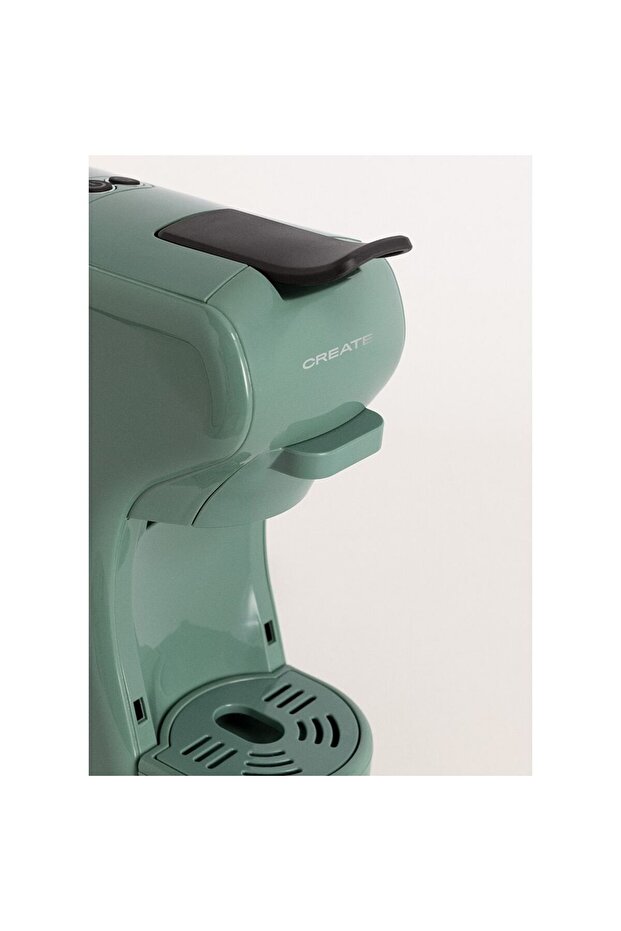 Retro automatic espresso machine 3in1, CREATE, Potts, sage - 7