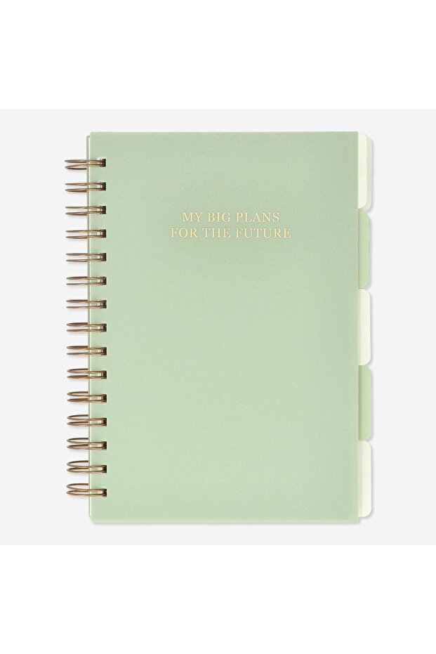 Flying Tiger Copenhagen Bölümlü 150 Yaprak Çizgili A5 Defter