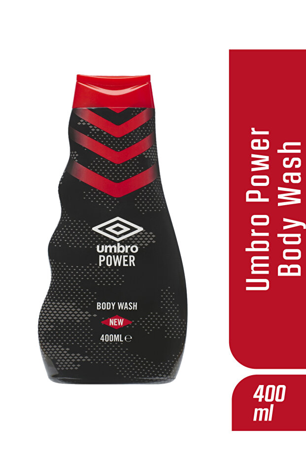 Men's Body Wash Shower Gel Shampoo 400ml Power