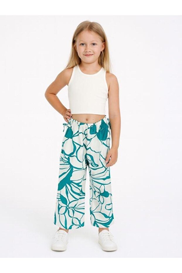 Devojčice pantalone sa uzorcima - 3