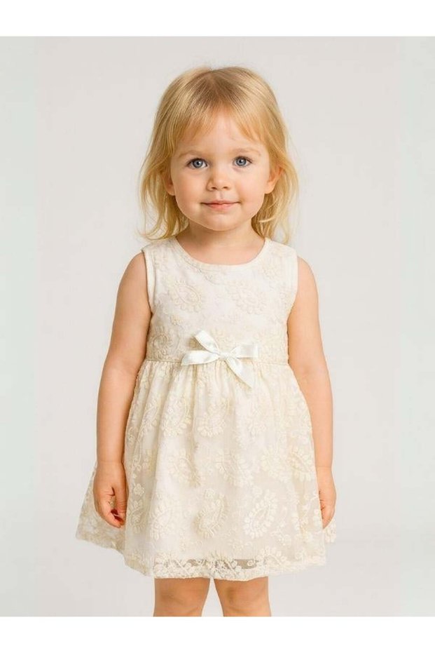 Girl's Laced Lace Dress