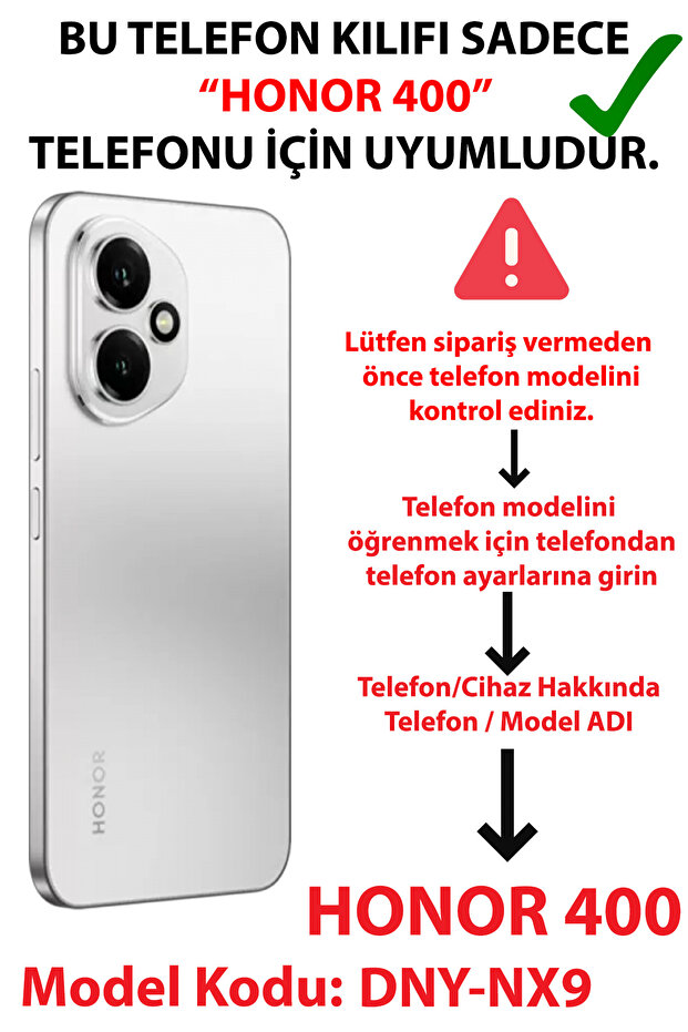 حافظة سيليكون شفافة بتصميم متوافق مع Honor 400 S2000 - 2