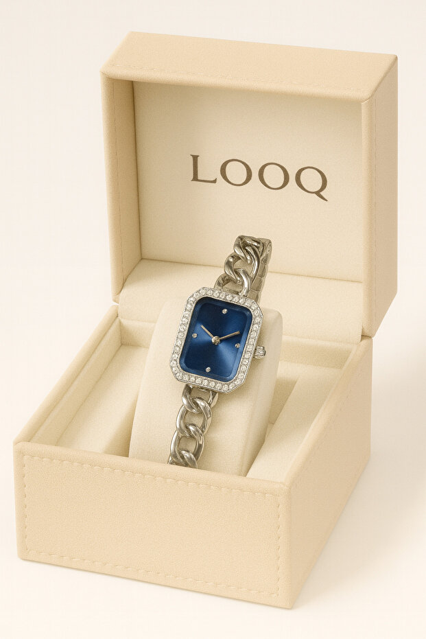 New Women's Wristwatch with Stone Details
