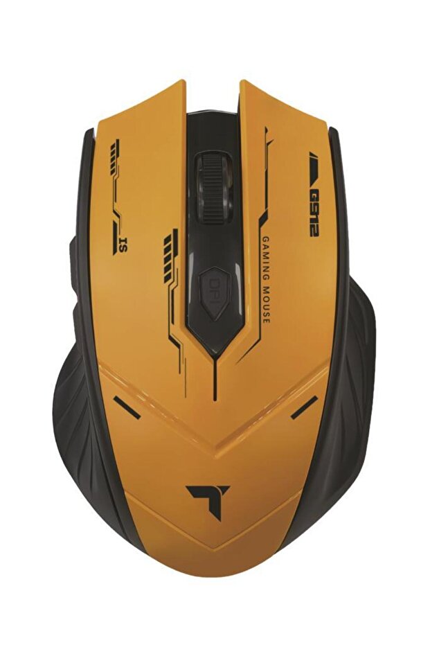 TM-20 Siyah-Sarı Çift Modlu Kablosuz Oyuncu Mouse Fare - 3