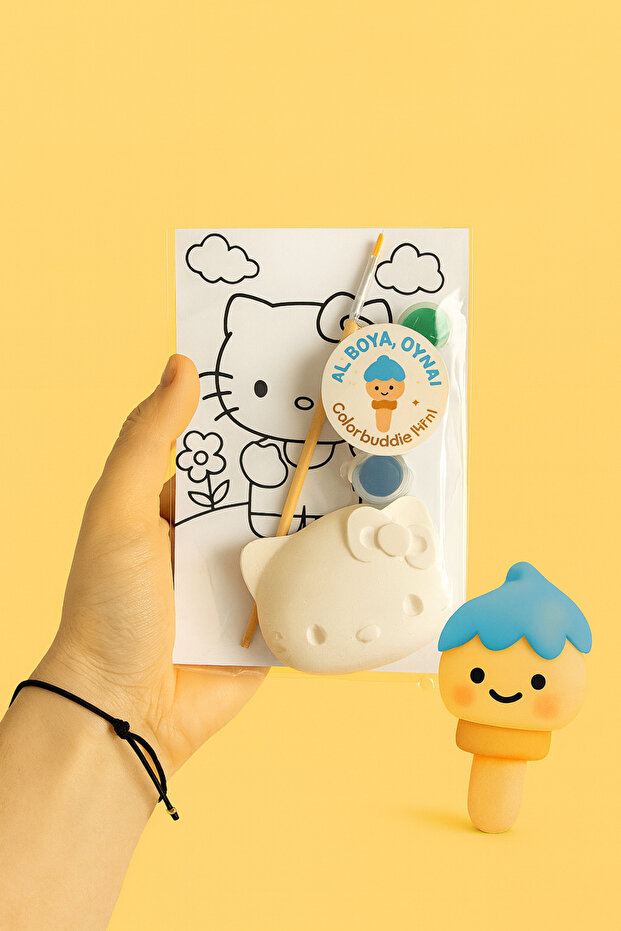 Hello Kitty Al Paint Play Set - Ceramic Painting Activity Package