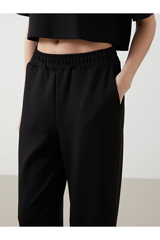 XSIDE ACTIVE Beli Lastikli Kadın Jogger Eşofman Altı - 3