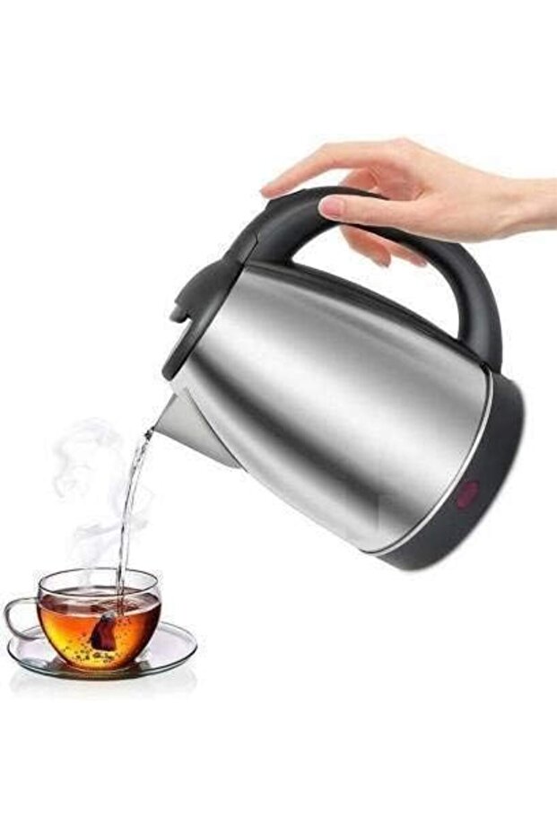 Electric Kettle 2L Stainless Steel Water Boiler with Handle – Fast Boil Auto Shut Off, Hea