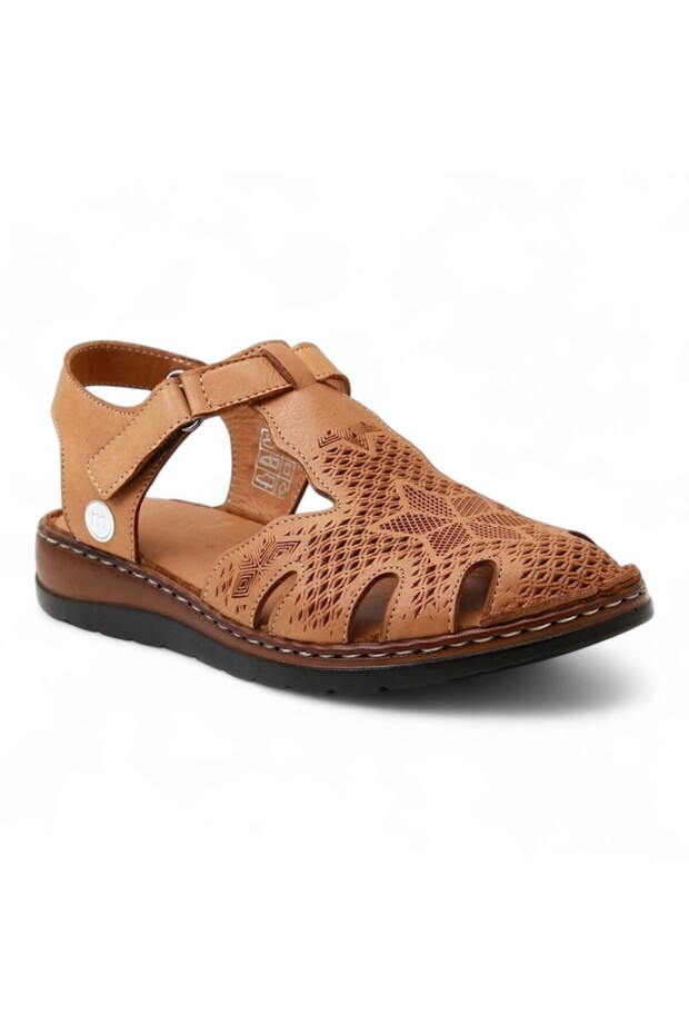 D25Ys-2550 Leather Comfort Women's Sandals