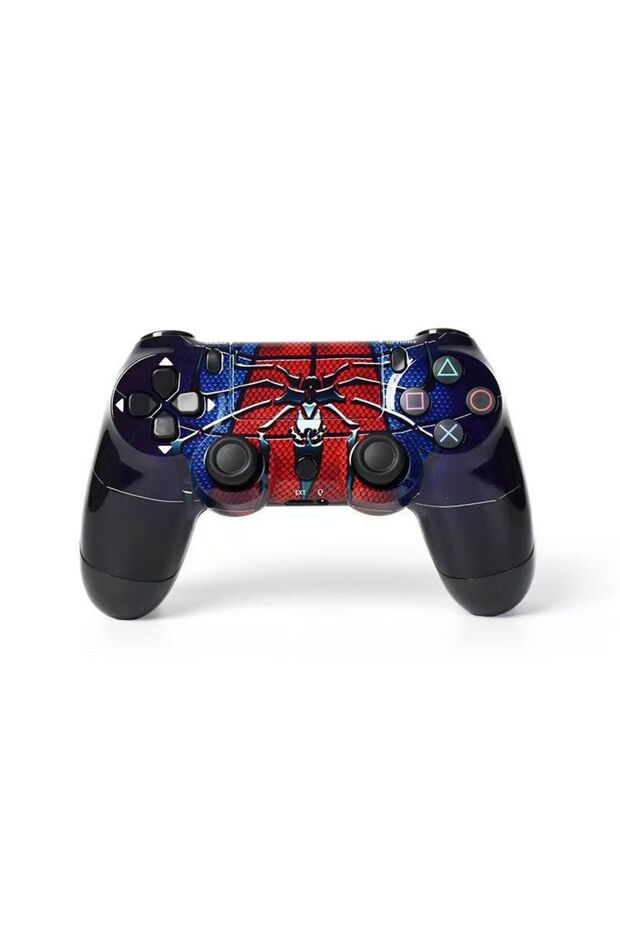 PS4-PC-Android BOX-Android-IOS Telefon Tablet Uyumlu Spıder-Man Tema Titreşimli Bluetooth Oyun Kolu - 1