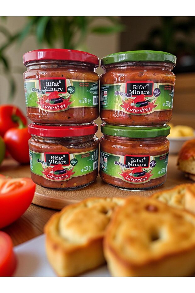 Lütenitsa 4'lü Paket 2 Adet Acılı 2 Adet Tatlı - 4