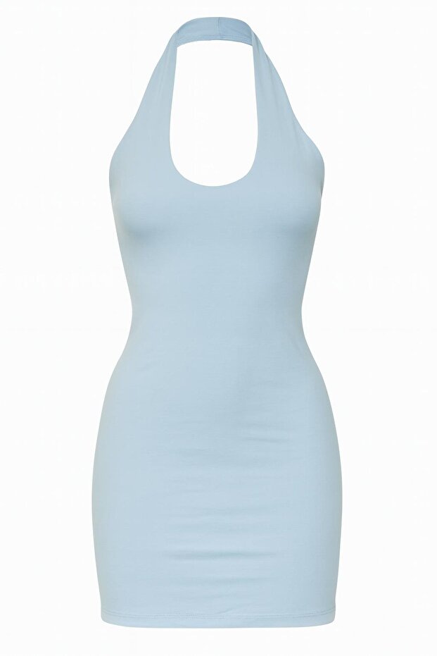 Sırt Dekolteli Mini ELBİSE - 3