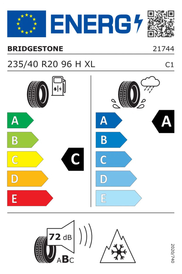 Blizzak LM005 235/40R20 96H XL Kış Lastiği | 2023 Üretim - 1