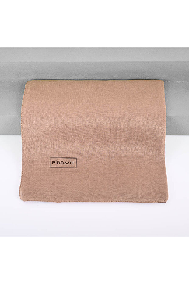 Eșarfă simplă de culoare chihlimbar - 1