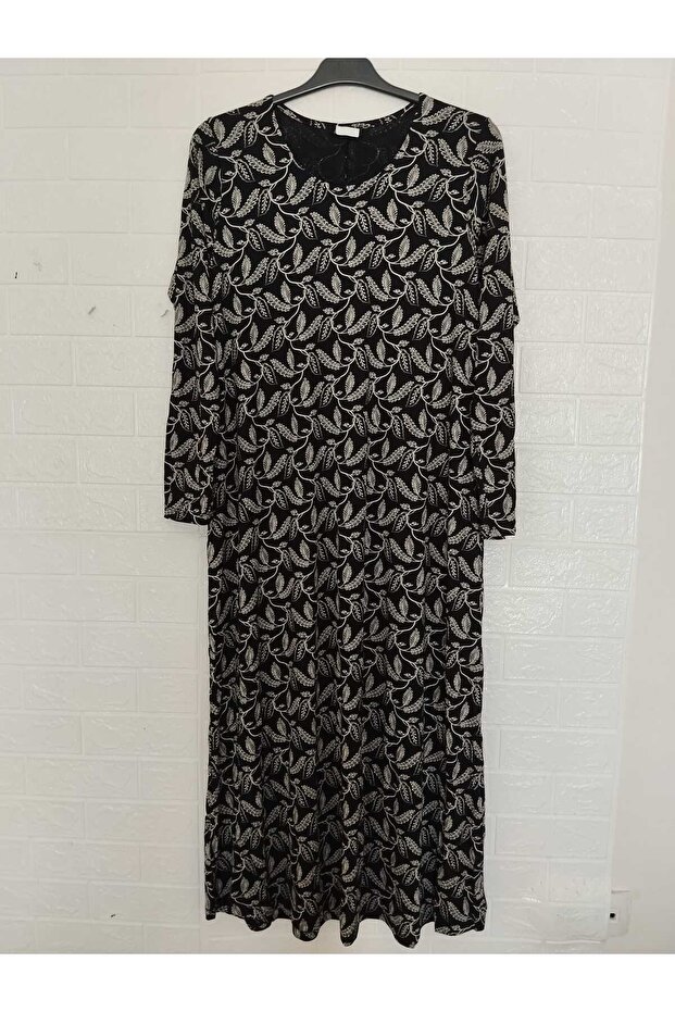 Summer, Long Sleeve, 90% Cotton, A-Line Dress