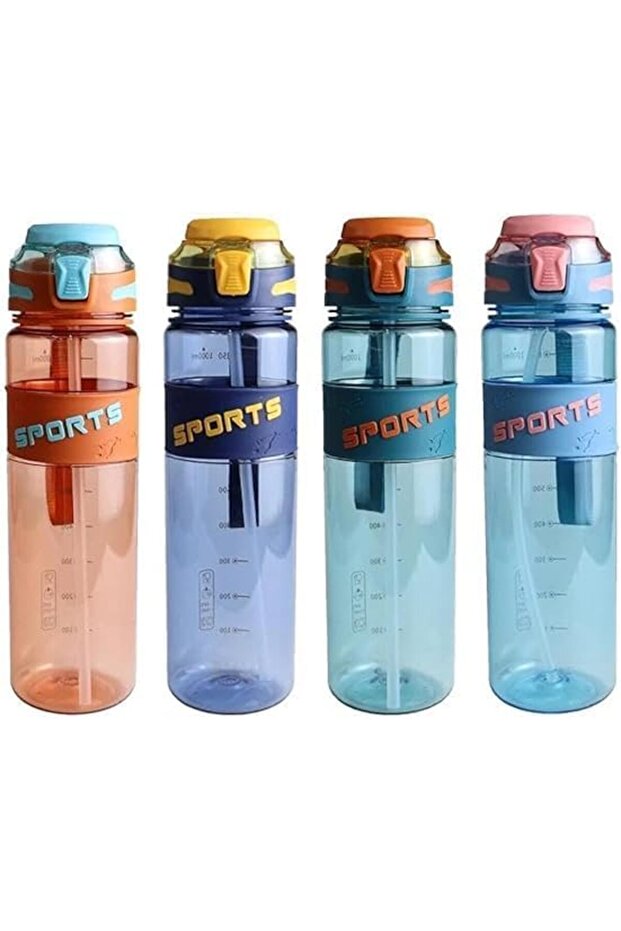Sports Water Bottle – 1L BPA-Free Portable Drinking Bottle with Carry Strap