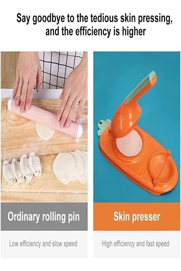 قالب ضغط الزلابية اليدوي 2 في 1 من DIY - 4