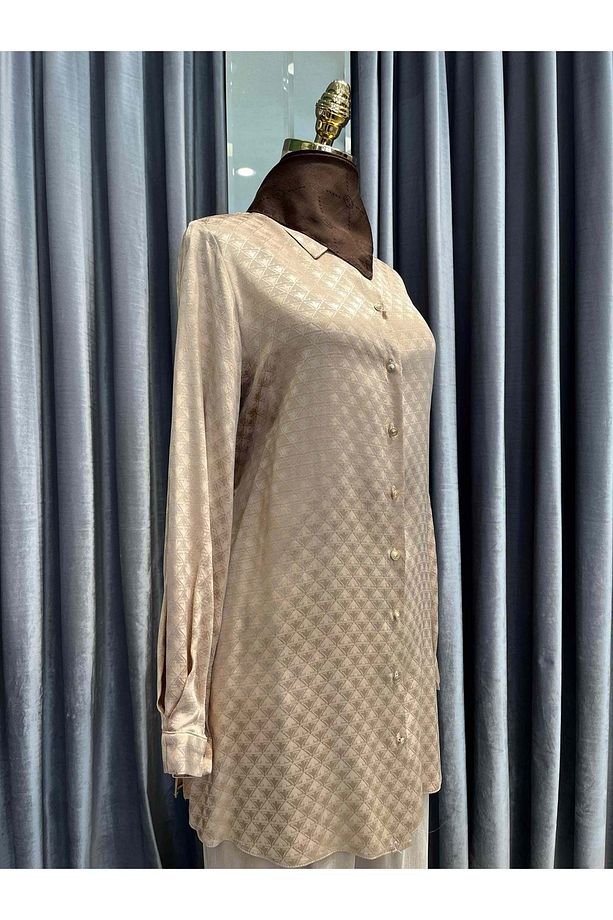 ZÜHRE GLAZE TUNİK - BEJ - 44 - 3