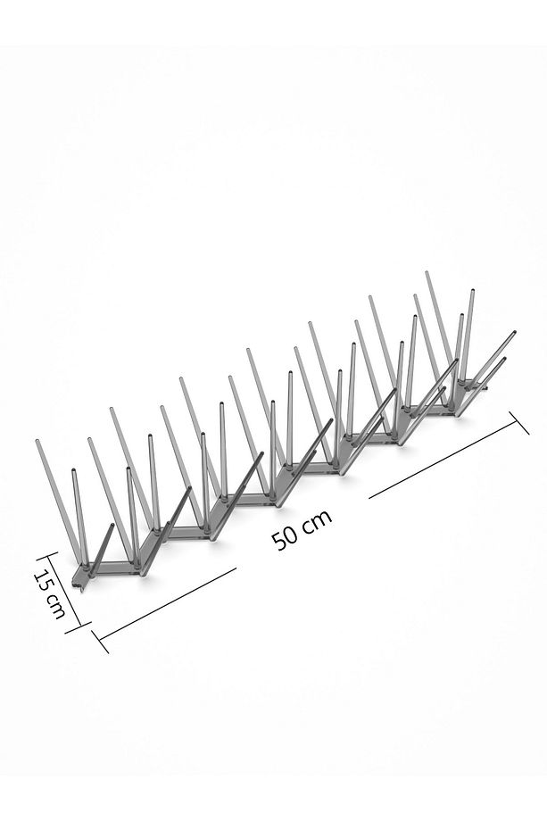 50 CM Güvercin uzaklaştırıcı ve kovucu bariyer 5 Adet (zararsızdır )( Toplam 2,5 Metre ) - 1