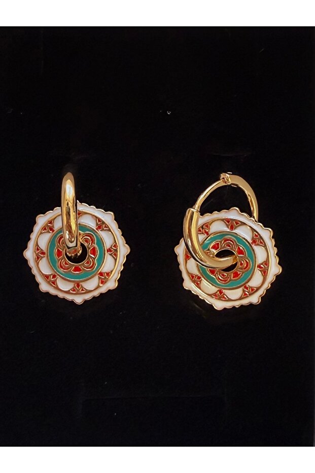 Etnik Model Halka Küpe - 1