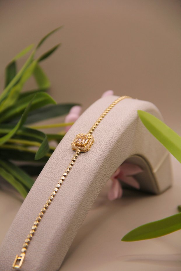 316L Steel Gold Plated Bracelet Stainless – Tarnish and Water Resistant