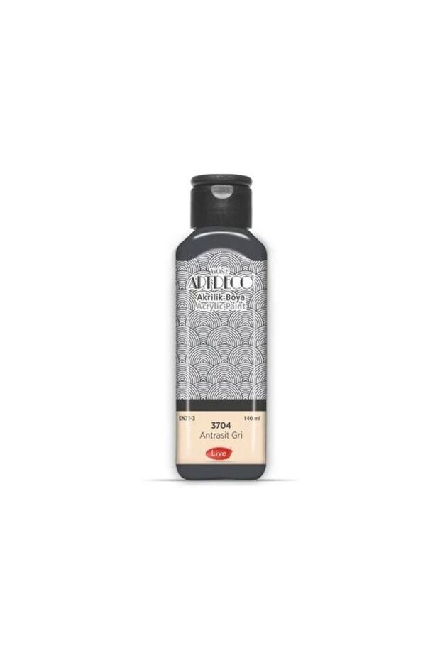 Acrylic Paint 140 ml Anthracite Gray 3704
