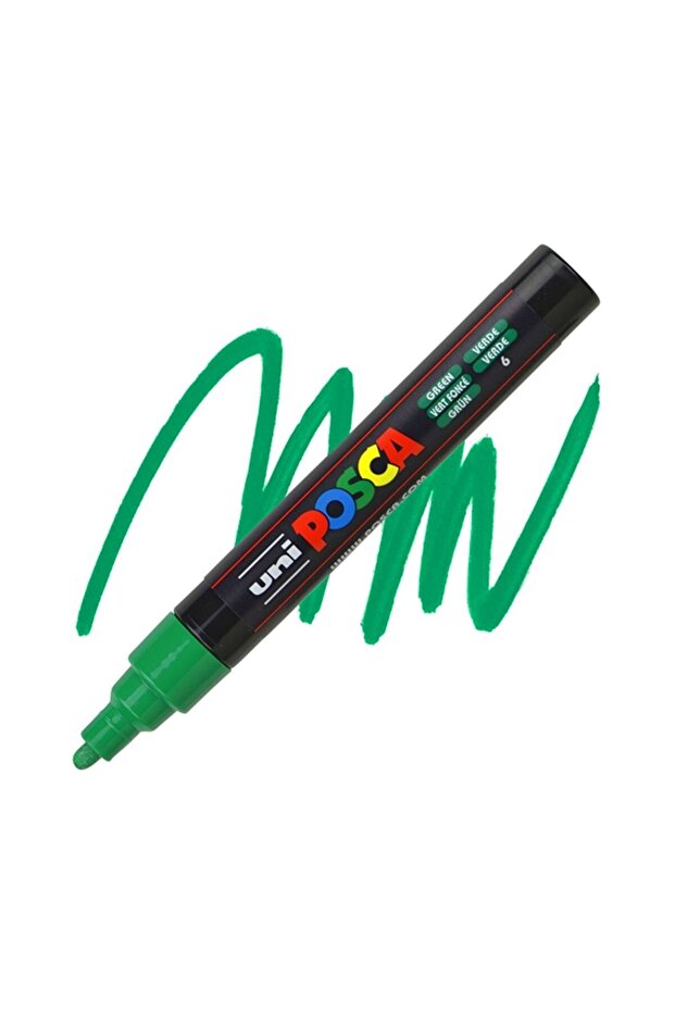 علامة الملصقات POSCA PC-5M 1.8-2.5 أخضر