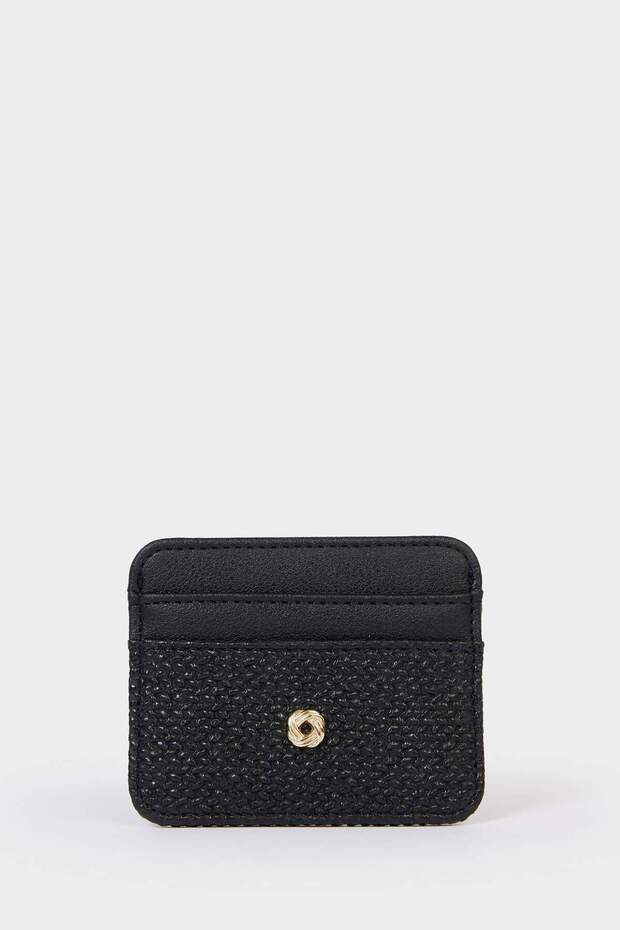 Women's Faux Leather Card Holder G0414Axns