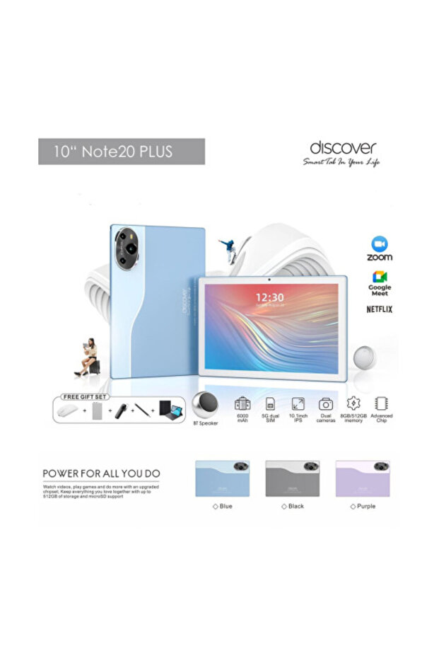 Note 20 Plus 8GB 512GB Android Tablet PC - 3