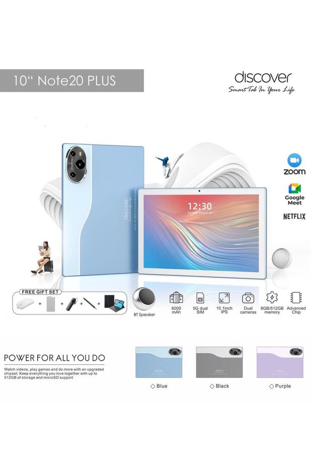 Note 20 Plus 8GB 512GB Android Tablet PC - 4