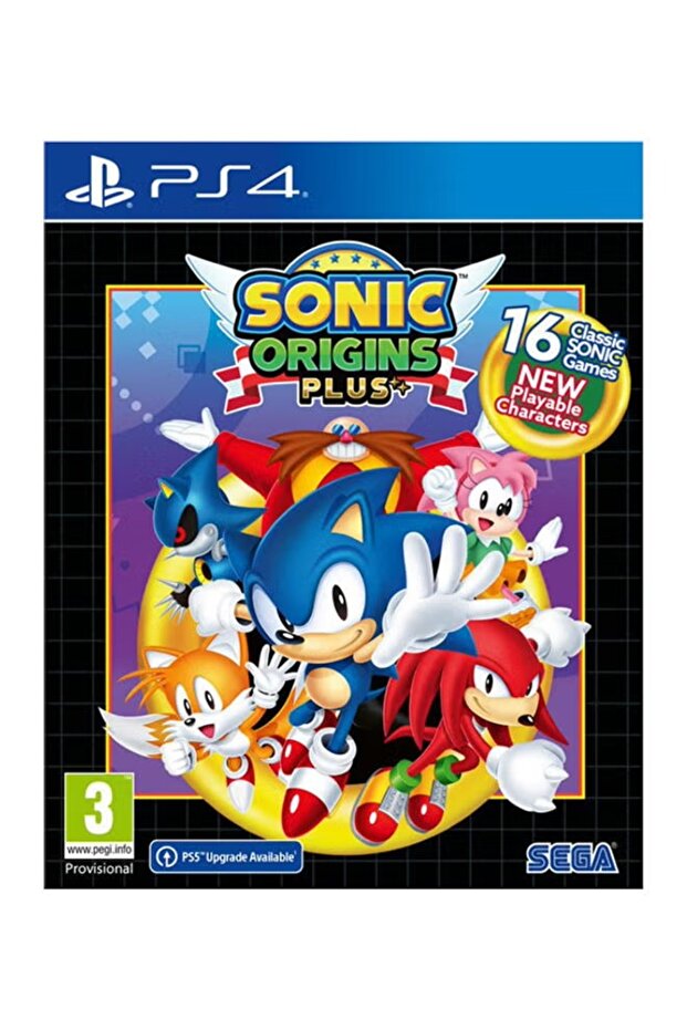 Sonic Origins Plus – مجموعة ألعاب المنصات الكلاسيكية PS4