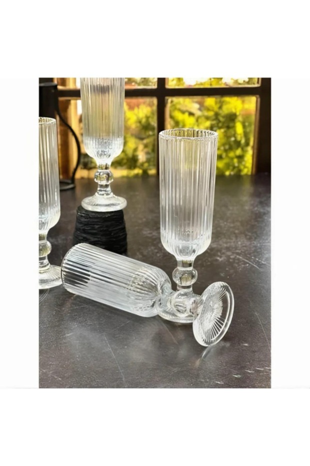 Tableware Presentation Set Large Cheek Set. Elysia Model Imported 49 Pieces Sparkle on 6-Person Stylish Tables - 5