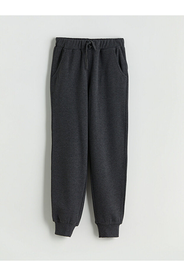 Beli Lastikli Erkek Çocuk Jogger Eşofman Altı - 1