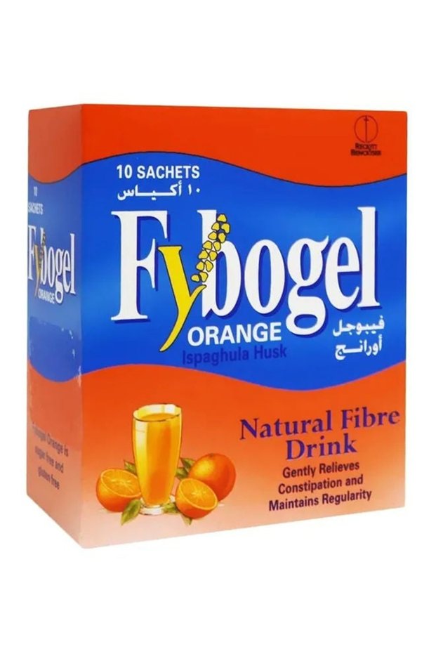 Fybogel Fiber Supplement Orange Sachets, 10 Sachets