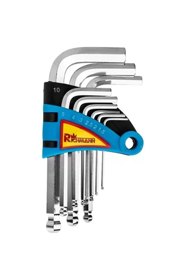 Hexagonal Ballpoint Keys, 9 pcs, - 2