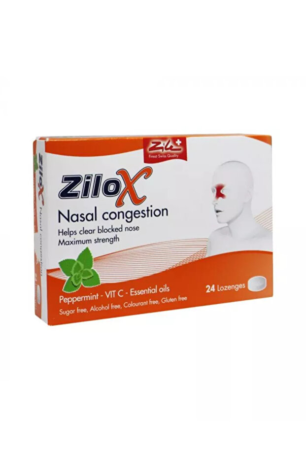 معينات صلبة لعلاج احتقان الأنف، 24 قرصًا - 1