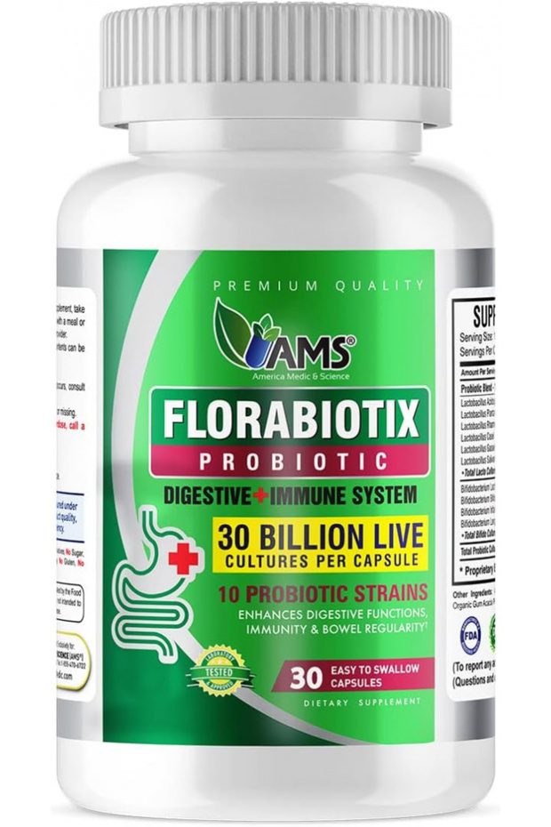 فلورابيوتكس بروبيوتيك 30 كبسولة - 1